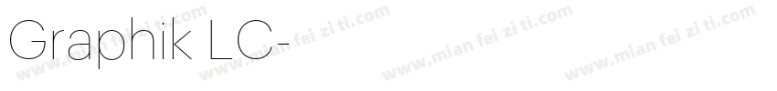 Graphik LC字体转换